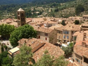 red tile roofs of Moustiers-Sainte-Marie, Provence