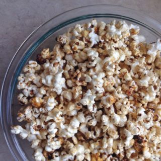 big bowl of truffled kettle corn