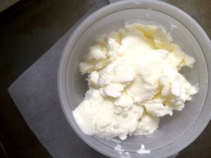 tub of David Lebovitz's buttermilk ice cream