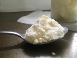 spoonful of David Lebovitz's buttermilk ice cream