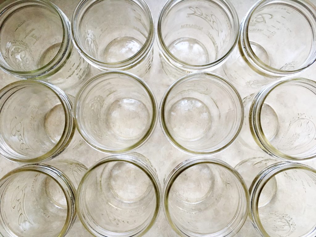 12 16-ounce ball jars for canning