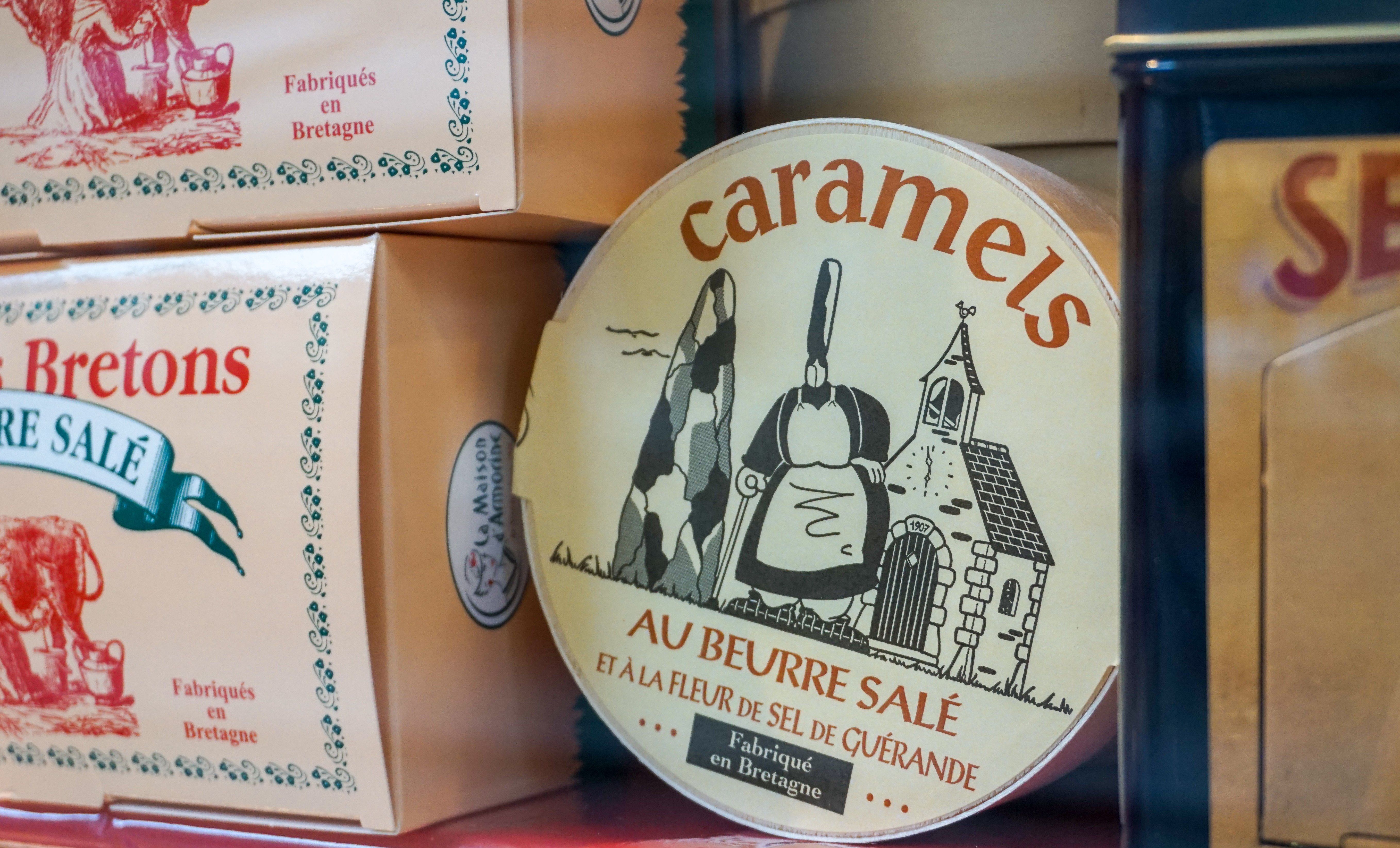 Caramels at G. Detou Paris food shop travel guide