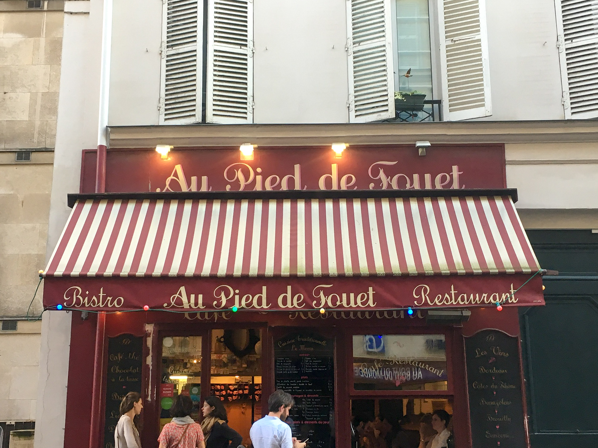 Au Pied de Fouet Paris travel, restaurant, and food guide
