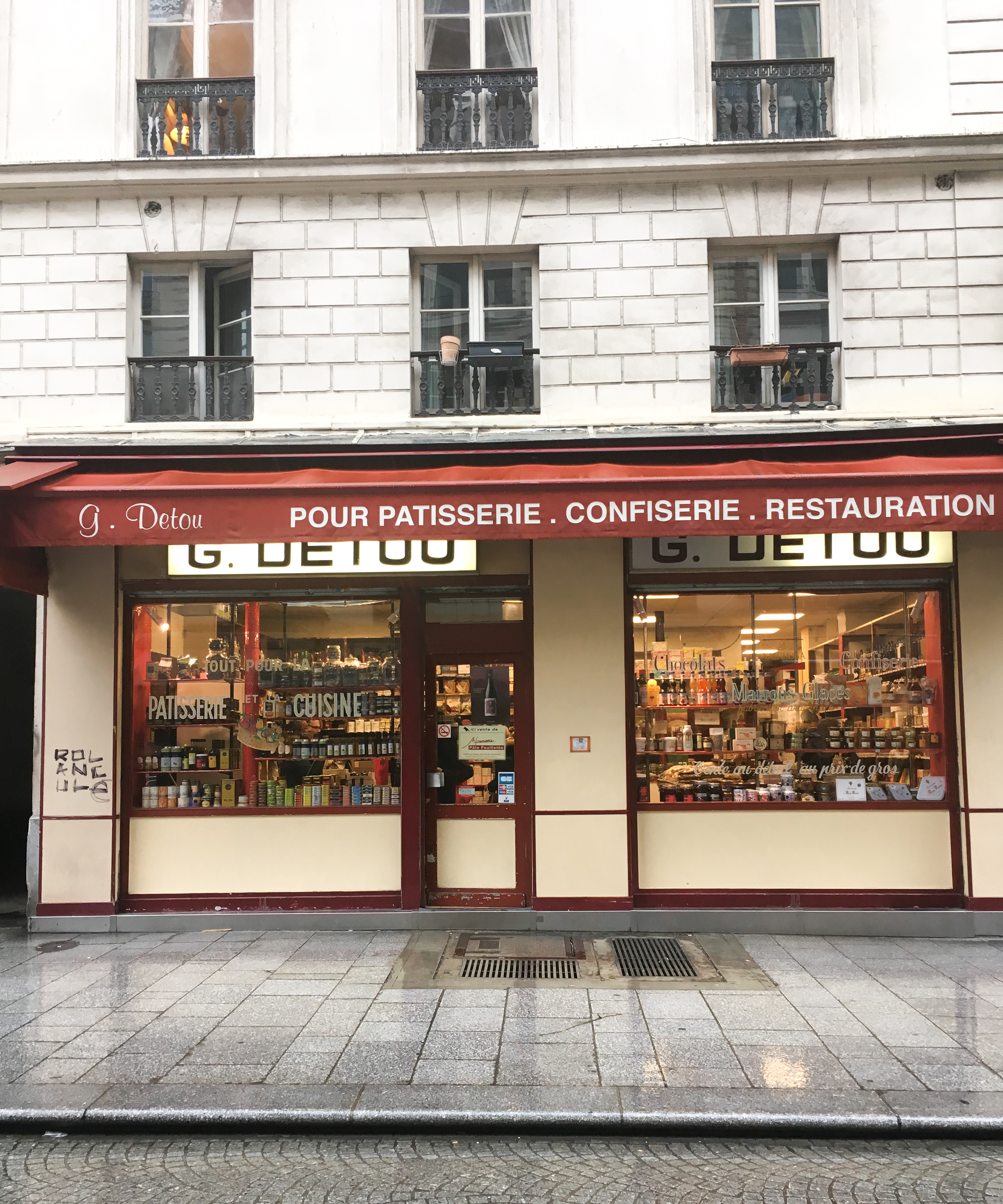 G Detou Paris travel and restaurant guide