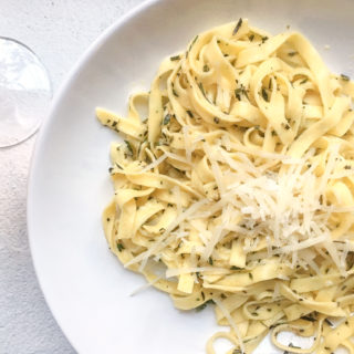 Fettuccine with Rosemary and Lemon Recipe