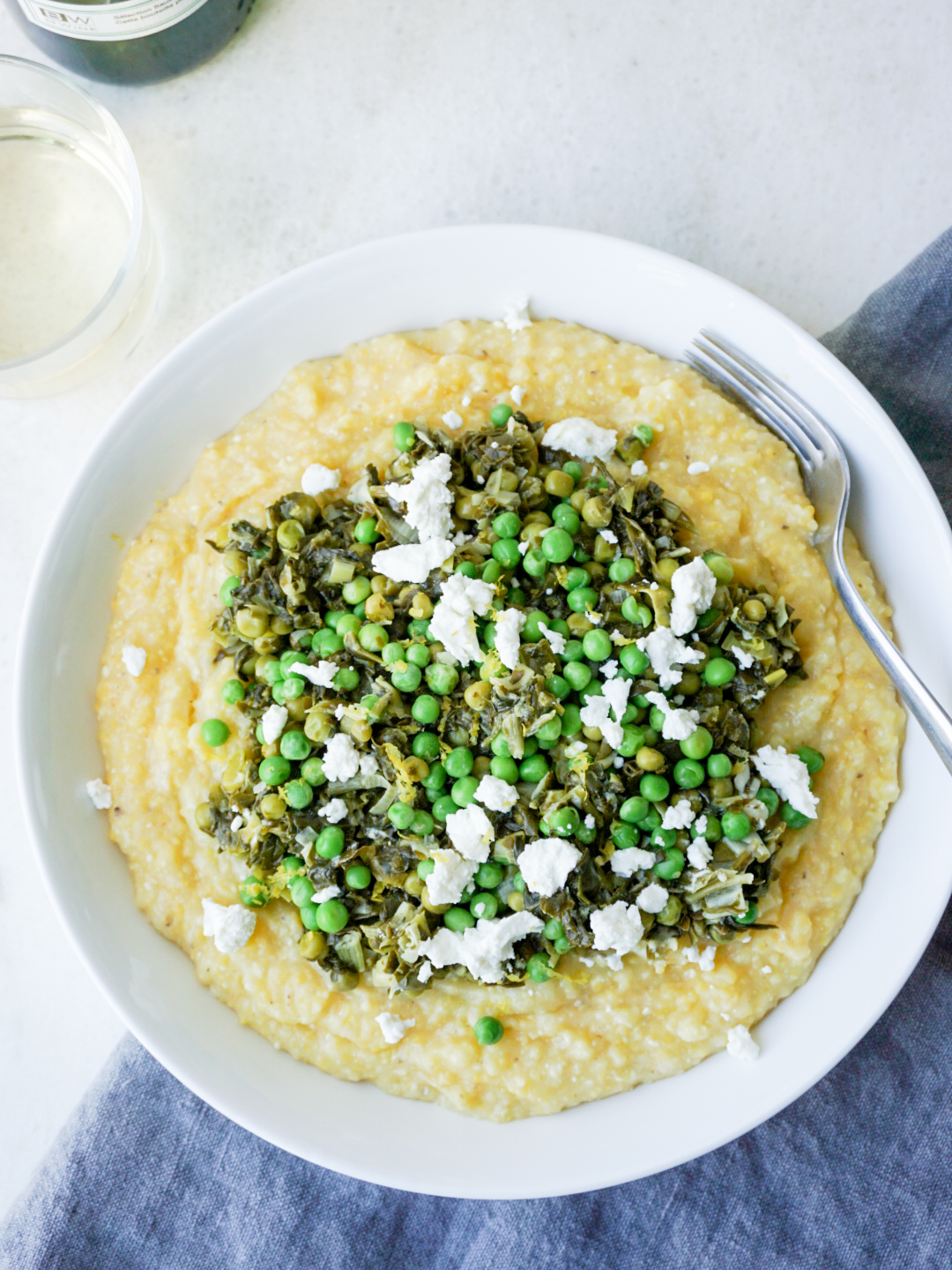 Creamy Polenta With White Beans And Spinach Recipe